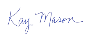Kay's signature.