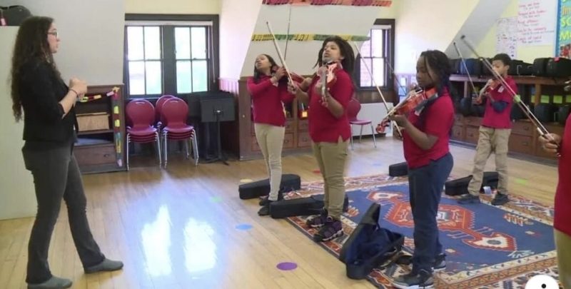 How do you exercise your brain? This school says by learning to play the violin